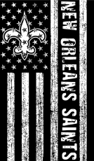 Black And White American Flag Logo Custom Vinyl Decal