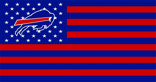 Buffalo Bills Flag001 logo heat sticker