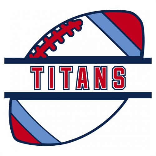 Football Tennessee Titans Logo heat sticker