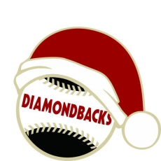 Arizona Diamondbacks Baseball Christmas hat logo custom vinyl decal