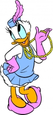Donald Duck Logo 61 heat sticker