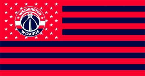 Washington Wizards Flag001 logo heat sticker