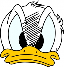 Disney-Donald Duck Heat Sticker