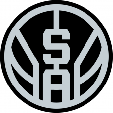 San Antonio Spurs 2017-Pres Alternate Logo heat sticker