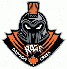 Dawson Creek Rage 2010 11-2011 12 Primary Logo custom vinyl decal