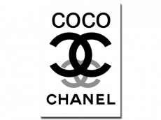 Chanel logo 05 heat sticker
