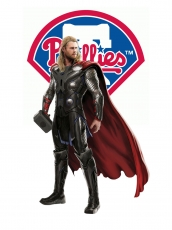 Philadelphia Phillies Thor Logo heat sticker