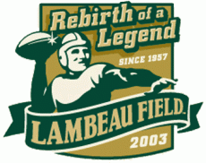 Green Bay Packers 2003 Stadium Logo heat sticker