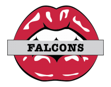 Atlanta Falcons Lips Logo custom vinyl decal