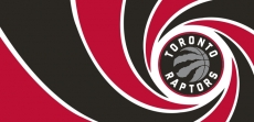 007 Toronto Raptors logo heat sticker