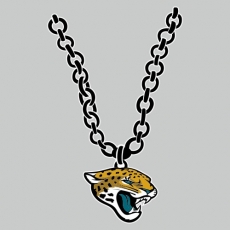 Jacksonville Jaguars Necklace logo heat sticker