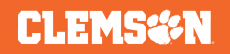 Clemson Tigers 2014-Pres Wordmark Logo 12 heat sticker