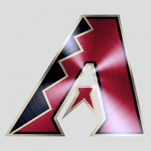 Arizona Diamondbacks Stainless steel logo heat sticker