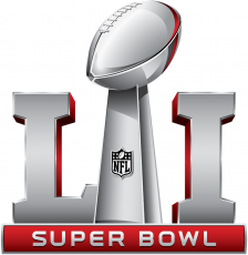 Super Bowl LI Logo heat sticker