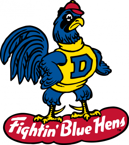 Delaware Blue Hens 1967-1986 Primary Logo heat sticker