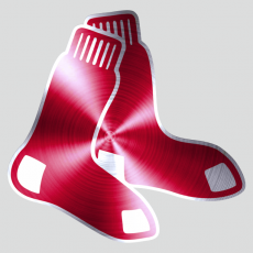 Boston Red Sox Stainless steel logo heat sticker