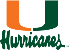 Miami Hurricanes 1979-1999 Alternate Logo custom vinyl decal