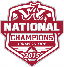 Alabama Crimson Tide 2015 Champion Logo custom vinyl decal