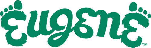 Eugene Emeralds 2013-Pres Jersey Logo 2 heat sticker