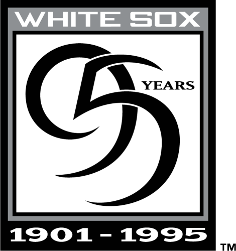 Chicago White Sox 1995 Anniversary Logo 01 custom vinyl decal