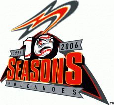 Salem-Keizer Volcanoes 2006 Anniversary Logo heat sticker