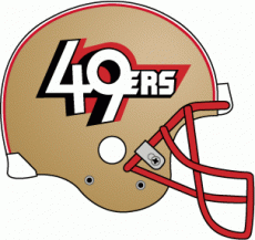 San Francisco 49ers 1991 Unused Logo heat sticker