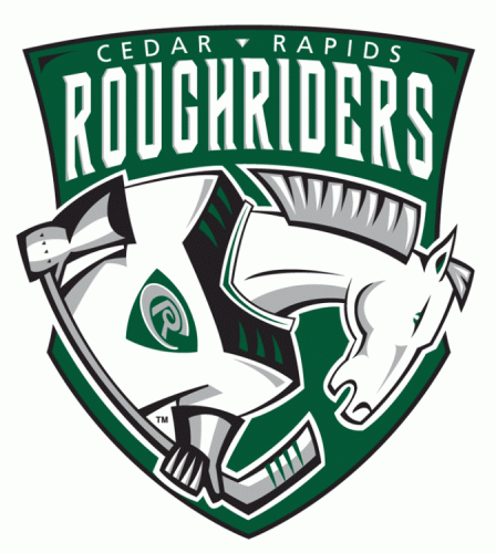 Cedar Rapids RoughRiders 1999 00-2011 12 Primary Logo custom vinyl decal