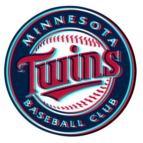 Phantom Minnesota Twins logo custom vinyl decal