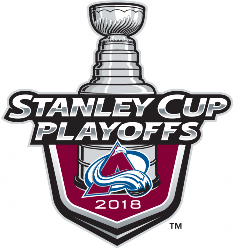 Colorado Avalanche 2017 18 Event Logo heat sticker