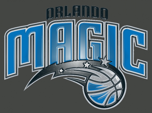 Orlando Magic Plastic Effect Logo custom vinyl decal