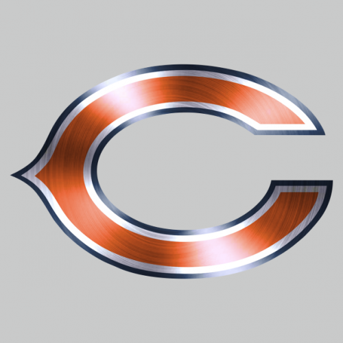 Chicago Bears Stainless steel logo custom vinyl decal