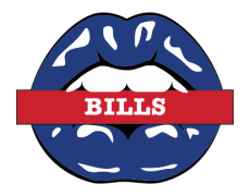 Buffalo Bills Lips Logo custom vinyl decal