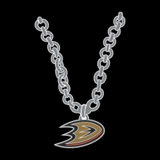 Anaheim Ducks Necklace logo heat sticker