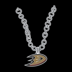 Anaheim Ducks Necklace logo custom vinyl decal