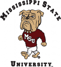 Mississippi State Bulldogs 1986-2008 Mascot Logo custom vinyl decal