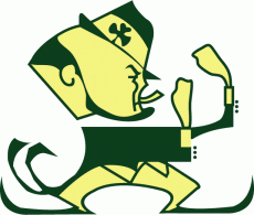 Notre Dame Fighting Irish 1963-1983 Mascot Logo 01 custom vinyl decal