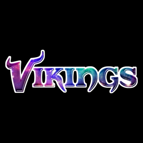 Galaxy Minnesota Vikings Logo heat sticker