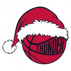 Chicago Bulls Basketball Christmas hat logo heat sticker