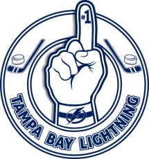 Number One Hand Tampa Bay Lightning logo custom vinyl decal