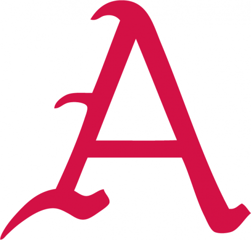 Arkansas Razorbacks 1932-2013 Alternate Logo heat sticker