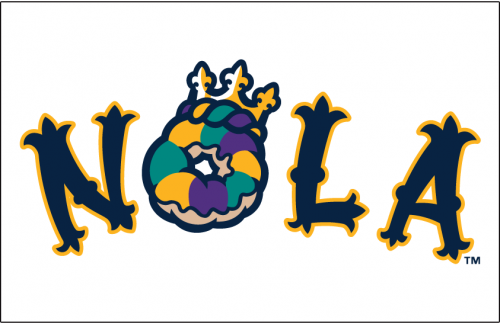 New Orleans Baby Cakes 2017-Pres Jersey Logo heat sticker