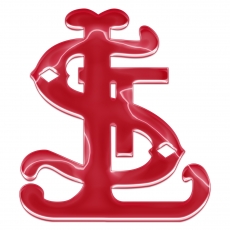 St. louis Cardinals Crystal Logo custom vinyl decal