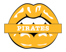 Pittsburgh Pirates Lips Logo custom vinyl decal