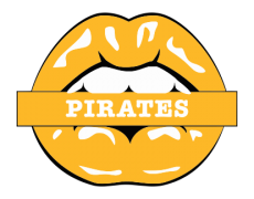 Pittsburgh Pirates Lips Logo heat sticker