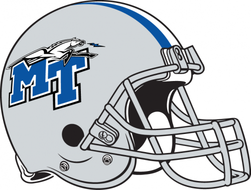 Middle Tennessee Blue Raiders 1998-Pres Helmet custom vinyl decal