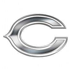 Chicago Bears Silver Logo heat sticker