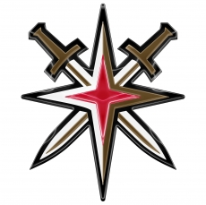 Vegas Golden Knights Crystal Logo heat sticker
