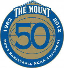 Mount St. Marys Mountaineers 2012 Anniversary Logo 02 heat sticker