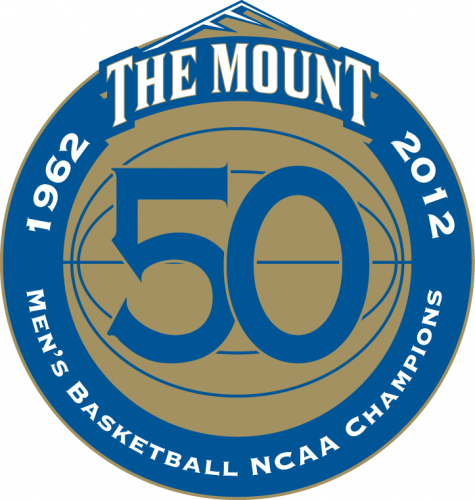 Mount St. Marys Mountaineers 2012 Anniversary Logo 02 custom vinyl decal