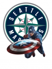 Seattle Mariners Captain America Logo custom vinyl decal